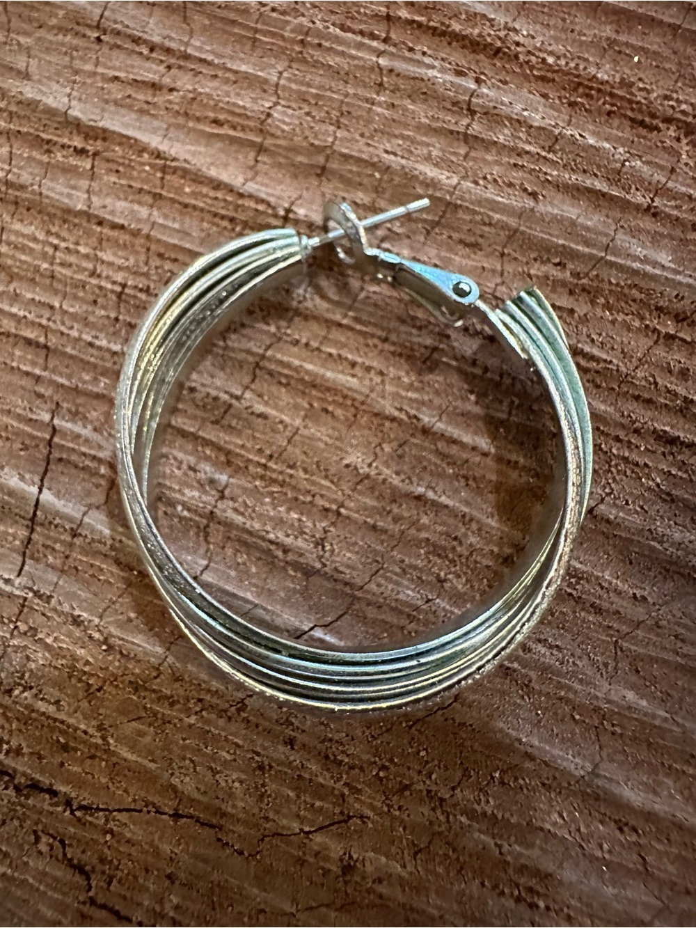 Classic Silver-Tone Multi-Band Hoop Earrings - Women Jewelry